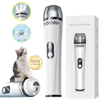 Coupe-griffes sans fil pour animaux de compagnie avec aérations de refroidissement pour garder le moteur au frais lors de l'utilisation – Qualité professionnelle pour la maison – Outil de soin des pattes