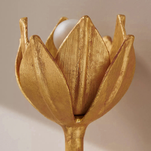 <span class=keywords><strong>Applique</strong></span> murale <span class=keywords><strong>Art</strong></span> <span class=keywords><strong>Nouveau</strong></span> Vintage Luxe pour hall d'hôtel Couloir Fonte de laiton Fleur E14 CE UL Projet personnalisé Lampe murale Alberto - Product Image 2