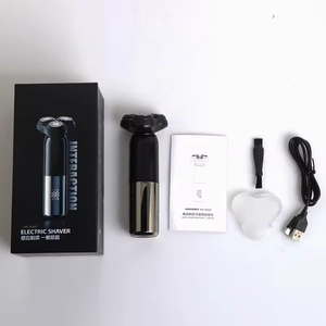 เครื่องโกนหนวดไฟฟ้าอัจฉริยะสำหรับผู้ชาย ใบมีดหมุนสามใบ กันน้ำ IPX7 ชาร์จ USB ได้ - Product Image 3