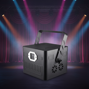 QSE Lighting Projecteur Laser <span class=keywords><strong>DJ</strong></span> RGB 5W Pleine Couleur pour Mariage Romantique, avec Effets de Cercle, Ligne, Animation, Faisceau et Scan pour Éclairage Scénique - Product Image 1