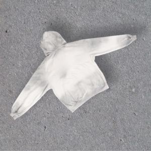 Sudadera con Capucha Extra Grande de Algodón 100% con Estampado de Serigrafía, Lavado Ácido de Doble Capa, Desgastada por el Sol, con Cierre de Cremallera, Estilo Vintage para Otoño - Product Image 4