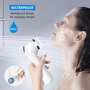Meilleure Vente 2026 : <span class=keywords><strong>Brosse</strong></span> <span class=keywords><strong>Nettoyante</strong></span> Électrique 4-en-1 en Silicone pour le <span class=keywords><strong>Visage</strong></span>, Soin Exfoliant et Nettoyant pour la Peau - Product Image 4