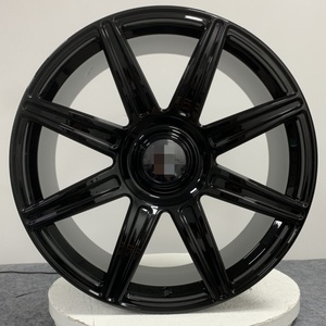 Nuovi Cerchi in Lega Forgiati per Range Rover Discovery <span class=keywords><strong>4</strong></span>, BMW X5/X6/X7, Mercedes GLS, Rolls-Royce Ghost, Audi - 20mm 50mm 10mm 10J 5x112 Nero - Product Image 1