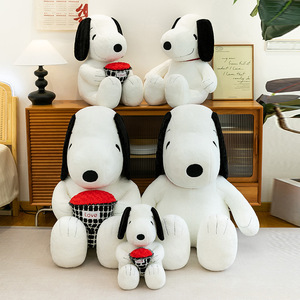 Nieuwe stijl Snoopy-achtige hond promotie knuffels Valentijnsdag Kerstcadeaus Cartoon hond pluche speelgoed cadeau - Product Image 3
