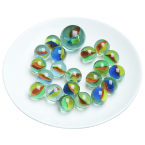 Hot Sale 16/25mm runde Glaskugel Murmeln Kinderspiel zeug