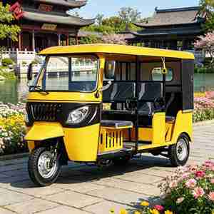 Tricycle à essence 3 roues pour l'Afrique, le Nigeria et le Ghana, moto-<span class=keywords><strong>taxi</strong></span> électrique 200cc, tricycle motorisé pour passagers, vente chaude - Product Image 3