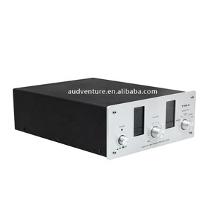 Preamplificador estéreo de tubo de vacío de material de aleación de aluminio negro para mini <span class=keywords><strong>tocadiscos</strong></span> Phono - Product Image 2