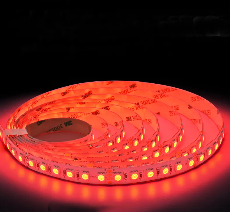 超高輝度。RGB 5050 30/48/60/84/96 Leds/M防水フレキシブル高品質luces de navidad LEDライトストリップ