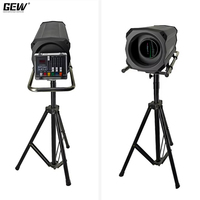 Projecteur LED de suivi électronique à double zoom automatique 300W 400W avec écran LCD DMX512 pour scène, mariage, concert, bar, club