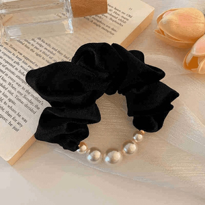 2026 Hot Selling Fashionable Minimalist Pearl Hair <b>Tie</b> Light Luxury Niche Design Women's Daily Hair <b>Ties</b> Wholesale Headwear - Product Image 4