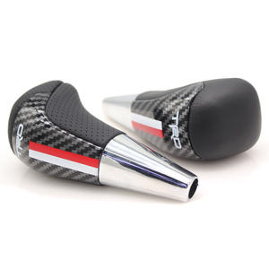 Poignée de levier de vitesse Trd, filetage de 8mm, cuir perforé universel ergonomique pour véhicules Toyota - Product Image 3