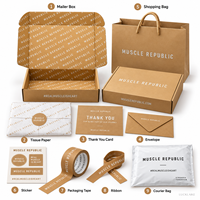 Boîte d'emballage personnalisée pour vêtements, boîte en carton ondulé, boîte d'emballage recyclée en kraft brun, grandes boîtes d'expédition pour vêtements