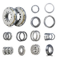 Roulements à rouleaux cylindriques à une rangée de la série RE Roulement d'orientation avec structure à rouleaux croisés Modèles à cage en laiton Machines RE8016