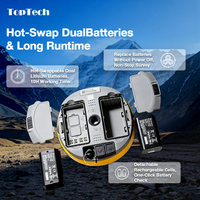 Kit complet TopTech High Target TK300 avec équipement de radio-réflexion 5W, station de base et mobile GNSS RTK avec radio externe et station totale