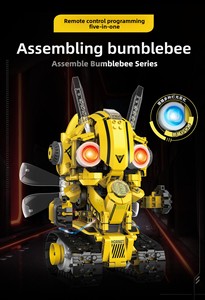 Bloques <span class=keywords><strong>de</strong></span> Construcción <span class=keywords><strong>de</strong></span> Robots Programables, Control Remoto Eléctrico, <span class=keywords><strong>Megatron</strong></span> Transformable Cinco en Uno, Ensamblaje Educativo - Product Image 5
