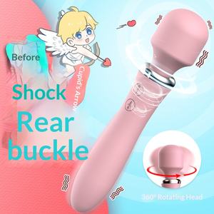 Vibrador de Doble Cabeza de 20 cm, 10 Modos, Estimulación Dual, Recargable por USB, Masajeador de Punto G de Silicona, Impermeable, con Control Remoto, Juguete Sexual - Product Image 3