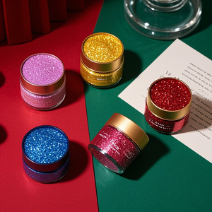 Polvo de Purpurina Desechable Ecológico de Material PET, Adorno con Logotipo Personalizado para Manualidades Navideñas, Suministros para Fiestas - Product Image 5