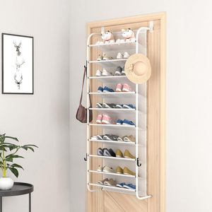 Appesa sopra la porta organizzatori di scarpe <span class=keywords><strong>in</strong></span> rete <span class=keywords><strong>in</strong></span> <span class=keywords><strong>metallo</strong></span> scarpiera per corridoio d'ingresso - Product Image 2