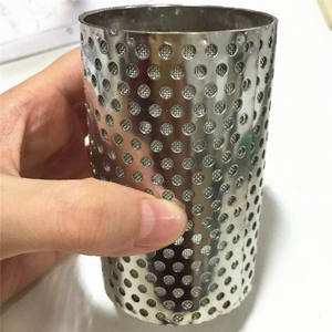 Servicio de Corte de Malla de Acero Inoxidable para Filtro de Tubo/Tubería Perforada con Superficie Pulida para Sistemas de Escape Automotrices - Product Image 3