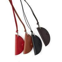 Cordon porte-lunettes en cuir, pochette multifonctionnelle pour clés et lunettes à suspendre au cou, sangle de cou polyvalente pour usage quotidien et en voyage