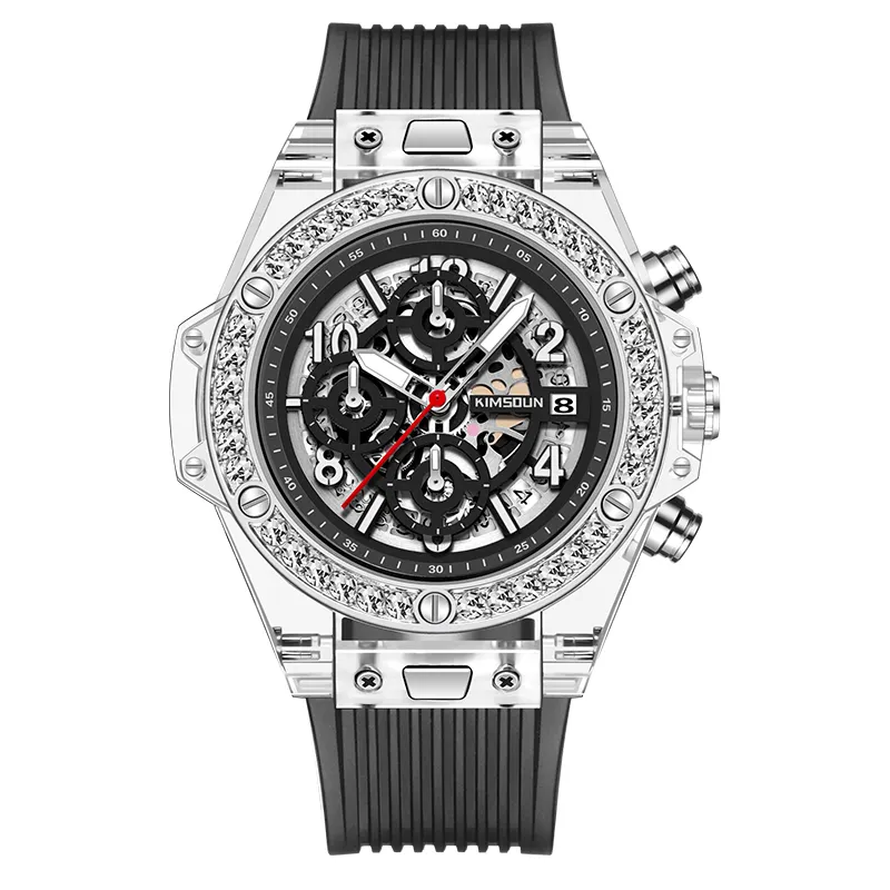Kimsdun relógio quartzo casual masculino, explosão de vendas diretas de alta qualidade