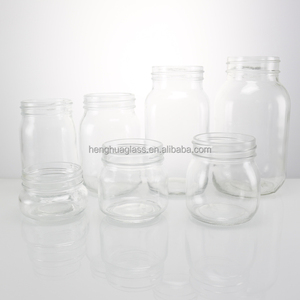 Nhà Sản Xuất 500Ml 16Oz Rõ Ràng Vòng Glass <span class=keywords><strong>Mason</strong></span> Jar Cho Mứt Mật Ong Dưa Thực Phẩm Lưu Trữ Container Với Nhôm Vít Cap Trong Kho - Product Image 6
