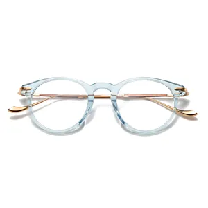 Gafas Firoad Shenzhen, montura de gafas de titanio, montura óptica, gafas de lectura de titanio ultraligeras, gafas hechas a mano