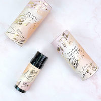 Luxury Small Cylinder Hat Box Flower Tea Gift Box Packaging Recycled Round Tube Kraft Paper Candy Snacks Box