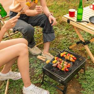 Griglia BBQ Portatile Usa e Getta di Prima Scelta, Rete Resistente al Calore Antiaderente per Campeggio, Picnic e Giardino - Product Image 3