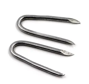 Strong And Durable U Type Insulated Nails / Fence Staples / U Shaped Nails