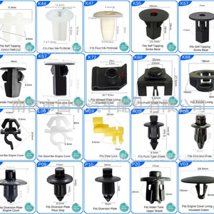 Fixations, rivets et clips en plastique pour Honda, Toyota, Nissan, Ford – Pièces de rechange pour réparation de panneaux de porte et garnitures de pare-chocs - Product Image 1