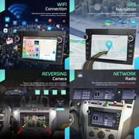 Radio para Auto Android Podofo 6+128GB 7'' con CarPlay Inalámbrico y Android Auto para Opel Astra/Antara/Vectra/Corsa/Zafira/Meriva IPS/DSP/WIFI
