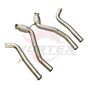 ชุดท่อไอเสีย Vortex Heat Shield SS304 สำหรับ Mercedes-AMG G63 G500 G550 W463A W464 M177 4.0T V8 ปี 2019-2025 ชุดระบบปรับแต่ง - Product Image 2