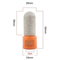 Mèches de routeur à doigt en diamant brasées sous vide Yidada (couteau en forme de V) pour Drilling-20mm de maçonnerie/tailles 35mm/50mm pour marbre de granit