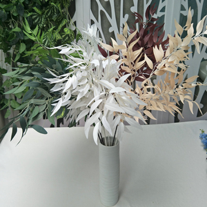 Hojas de Sauce Artificiales al por Mayor, Coloridas y Largas, Ramas de 90 cm para Decoración, Hojas Verdes para Bodas - Product Image 2