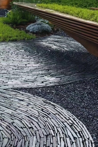 Modern Design Natural <strong>Slate</strong> Stone <strong>Tiles</strong> for Outdoor Antacid Erosion Resistance <strong>With</strong> <strong>Split</strong> <strong>Surface</strong> Finishing - Product Image 6