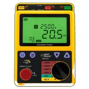 5KV Alta Tensão Isolamento Resistência Tester Megger 250V a 2500V para Testes Motor Elétrico - Product Image 2