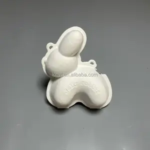 Brinquedo personalizado em forma de coelho ecológico com produto de decoração degradável de boneca de papel DIY criativa