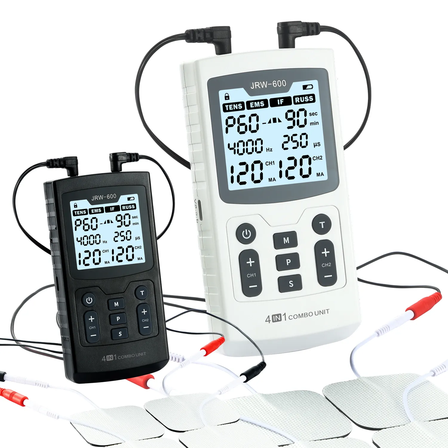 4000Hz Interferential Current Russian waveform Electrical Electro Stimulation ems tens massager