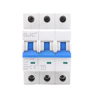 QJC BD1-63S MCB цена <span class=keywords><strong>3</strong></span> p <span class=keywords><strong>3</strong></span> полюса <span class=keywords><strong>3</strong></span> полюса <span class=keywords><strong>3</strong></span> фазы 5A 6A 16A 20A 32A 40A 63A 16/32/40/50/63 <span class=keywords><strong>amp</strong></span> ac dc миниатюрные автоматические выключатели - Product Image 2