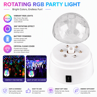 Mini bunte Disco DJ Lampe LED Projektion KTV Lampe trocken batterie betrieben rotierende bewegliche Kopf Bühnen lichter