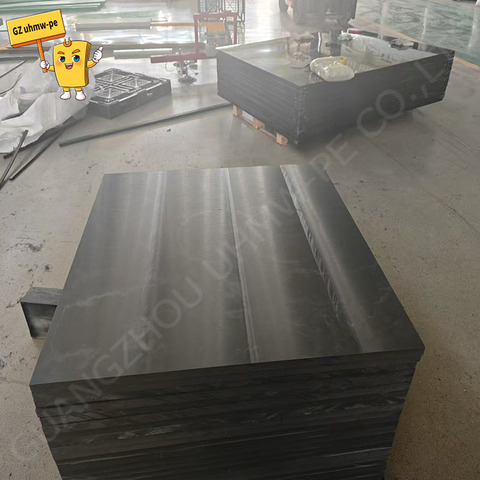 1200X3050mm UHMWPE Antistatic Black Sheet High Wear Resistant Engineering Application Cutting Service Factory Direct Supply