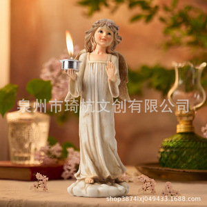 Angel Figurine <b>Set</b> Resin Craft Home Decoration Artistic Sculpture Ornament - Product Image 4