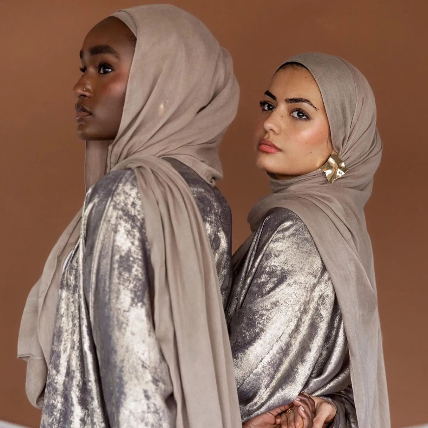 Eco Friendly Cotton Viscose Comfortable Breathable Plain Light Weight Bamboo Modal Cotton Woven Modal Hijab Scarf