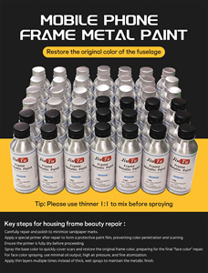 Peinture métallique pour la réparation de cadre de téléphone pour iPhone <span class=keywords><strong>Samsung</strong></span> Restauration de couleur Solution de réparation de cadre pour machine de polissage de cadre - Product Image 6