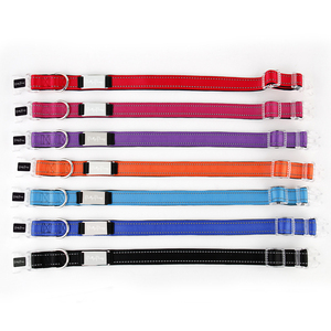 Collar de perro de nailon con etiqueta de identificación personalizada, collar de mascota duradero multicolor con grabado láser, placa de nombre personalizada - Product Image 6