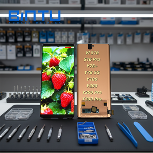 หน้าจอ AMOLED แท้สำหรับ <span class=keywords><strong>Vivo</strong></span> S16 พร้อมทัชสกรีน - <span class=keywords><strong>ราคา</strong></span>โรงงาน BINTU - Product Image 1