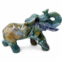 Vente en gros d'éléphants en cristal naturel, lapis-lazuli, jaspe océanique, œil de tigre jaune, sculptures sculptées à la main, figurines pour la décoration de la maison