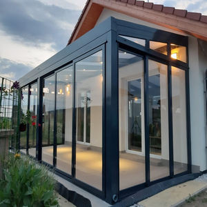 Pergola de jardin d'hiver à cadre en aluminium bon marché, 2 à 20% de réduction, véranda extérieure en verre trempé pour balcon - Product Image 3