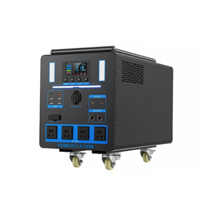 เครื่องกำเนิดไฟฟ้าพลังงานแสงอาทิตย์แบบ Pure Sine Wave 5KW/15KWh พร้อมตัวควบคุม MPPT แบตเตอรี่ LiFePO4 สำหรับสำรองไฟบ้าน ความจุขนาดใหญ่ พกพาสะดวก ใช้กับไฟฉายในรถยนต์ได้ - Product Image 2